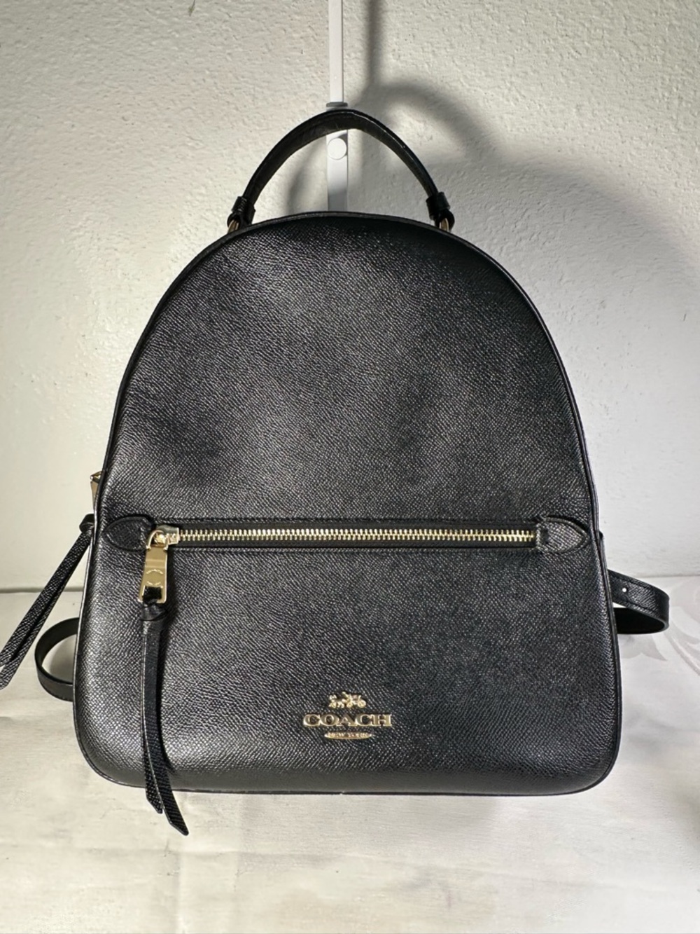 COACH Jordyn Backpack, Black w gold